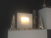 Beleuchteter Bilderrahmen - Kreativwerkstatt Weihnachten 2019